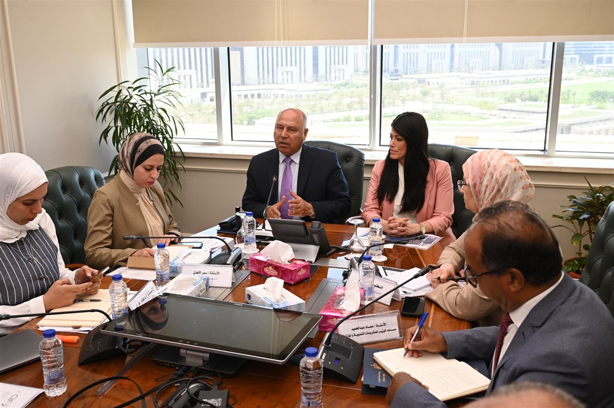 اجتماع وزير الصناعة مع وزيرة التخطيط