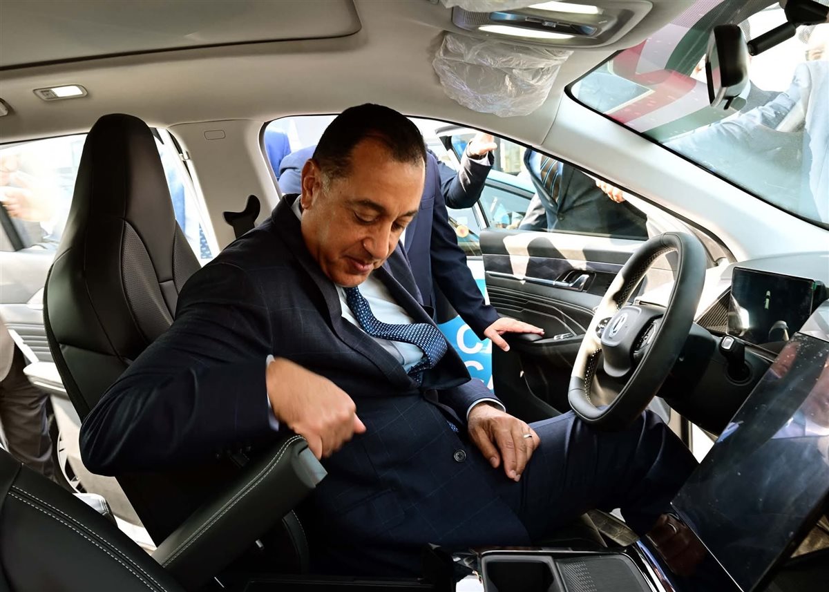 ظهور أول سيارة كهربائية مجمعة بشركة النصر