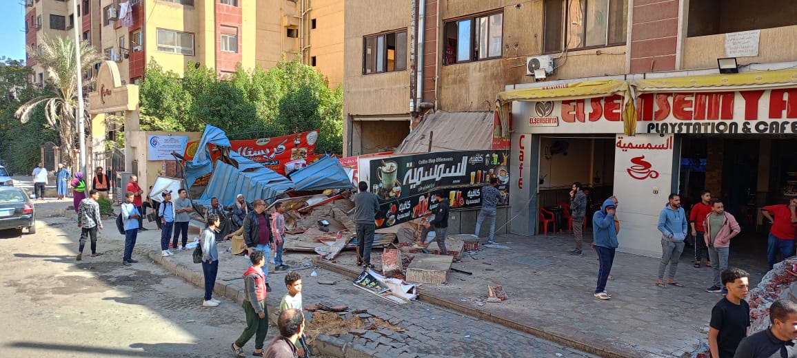 حملة لإزالة الإشغالات بمدينة بدر