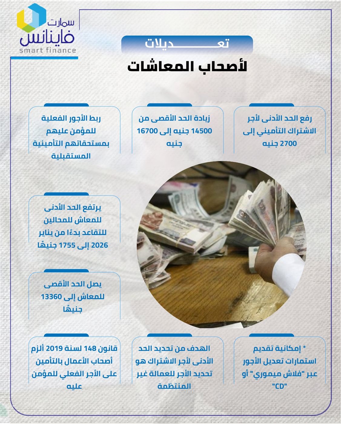 تعديلات لأصحاب المعاشات