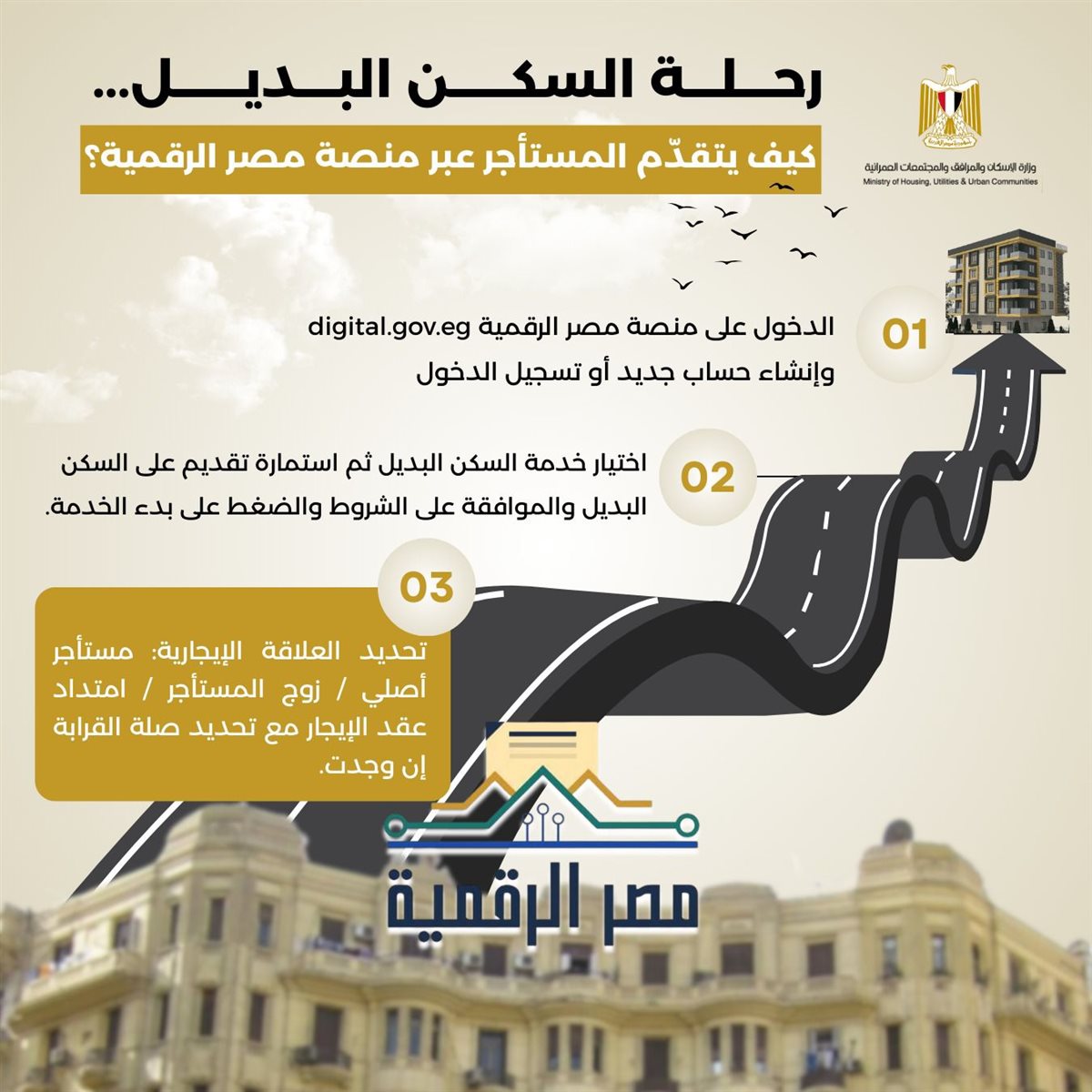 طريقة التقديم للمستأجرين المخاطبين بقانون الإيجار القديم