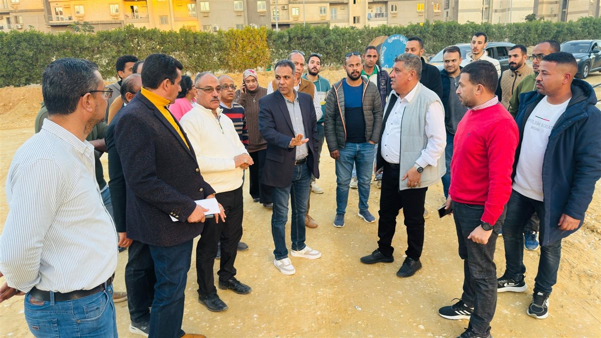 جهاز مدينة حدائق أكتوبر يواصل المتابعة اليومية