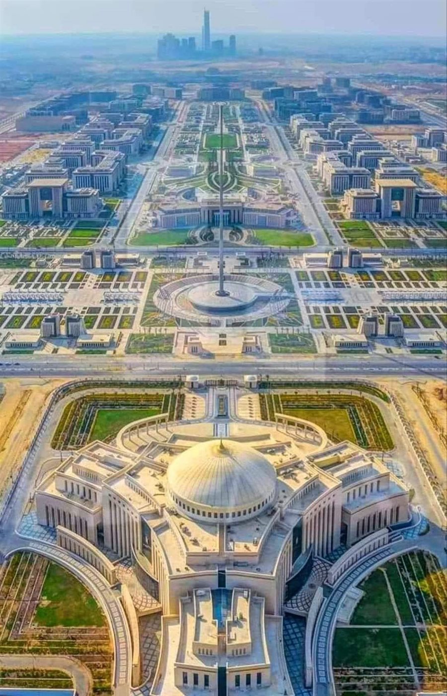 الحي الحكومي بالعاصمة الادارية