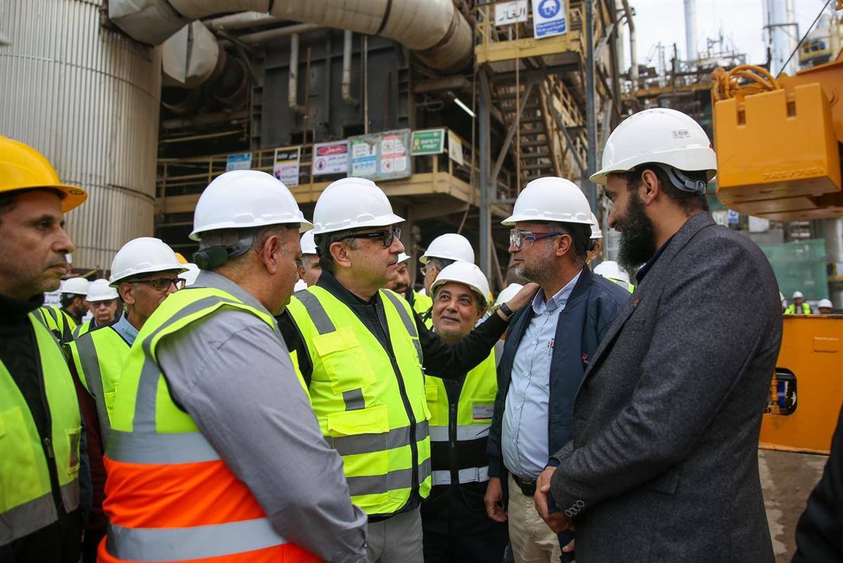 جولة تفقدية موسعة بشركة الدلتا للأسمدة والصناعات الكيماوية بمدينة طلخا&nbsp;