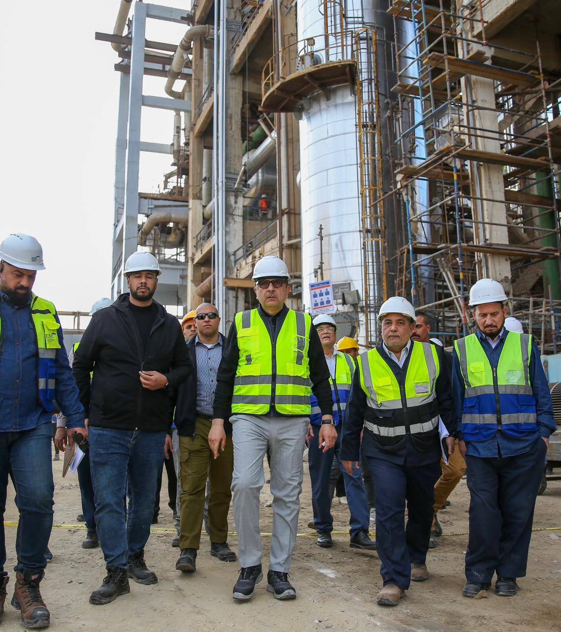 جولة تفقدية موسعة بشركة الدلتا للأسمدة والصناعات الكيماوية بمدينة طلخا&nbsp;