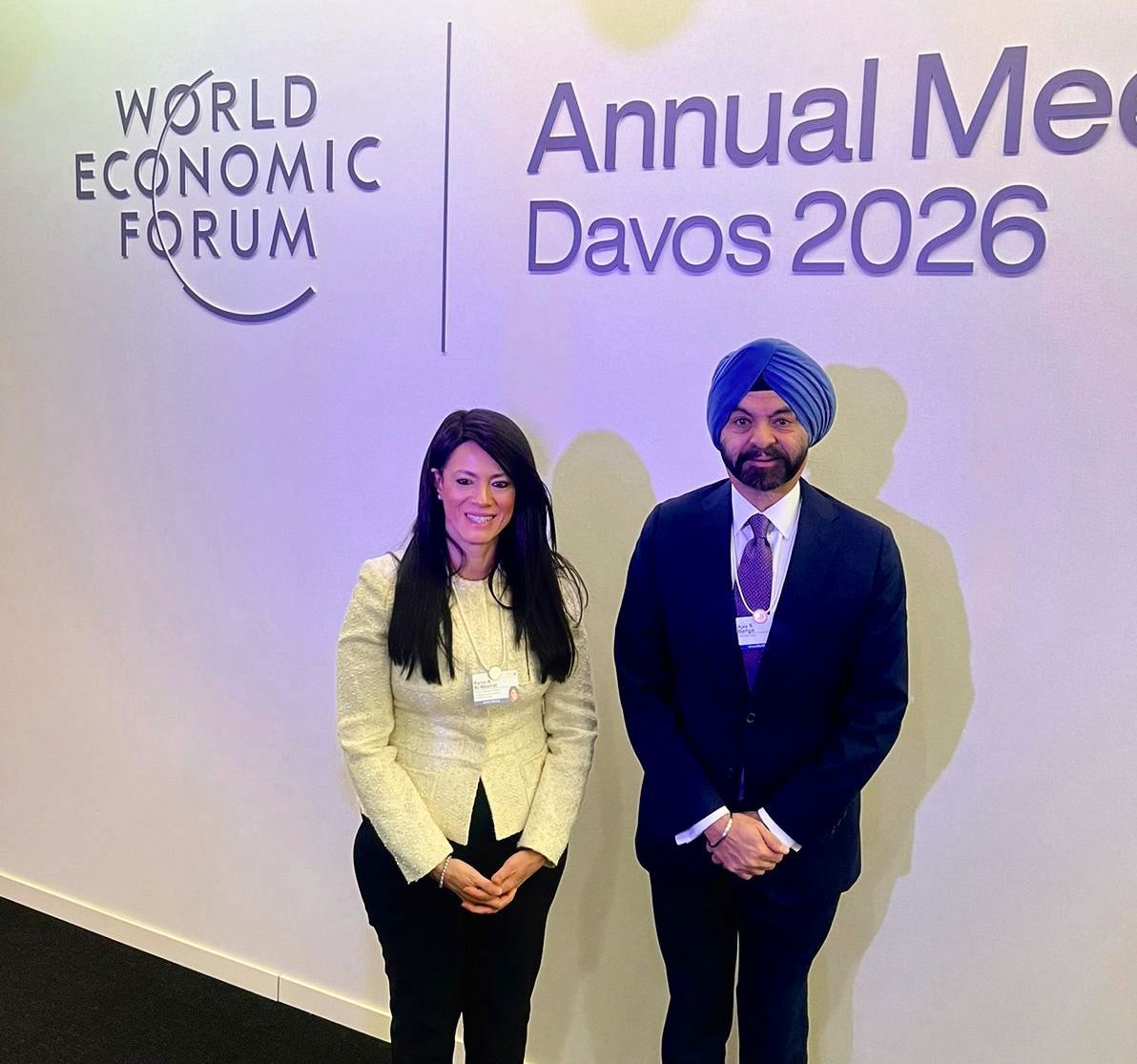 وزيرة التخطيط تلتقي رئيس مجموعة البنك الدولي