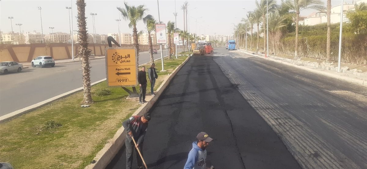 أعمال رفع كفاءة الطرق