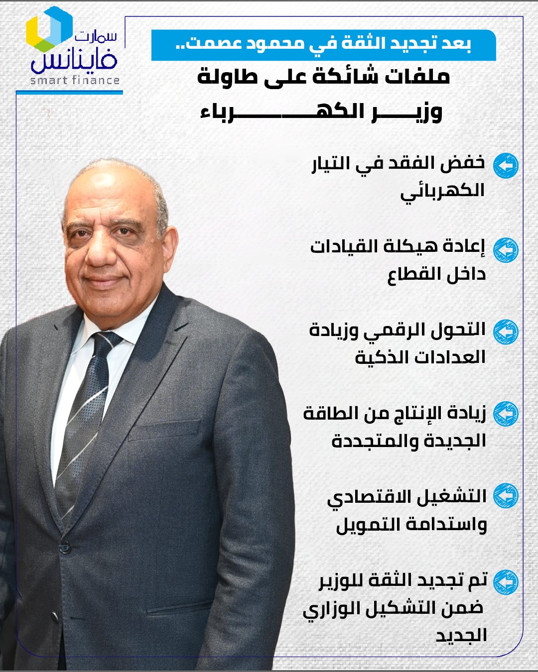 ملفات أمام وزير الكهرباء الجديد&nbsp;