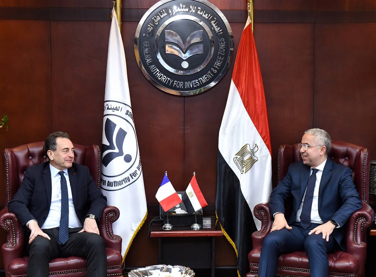 رئيس هيئة الاستثمار وسفير فرنسا