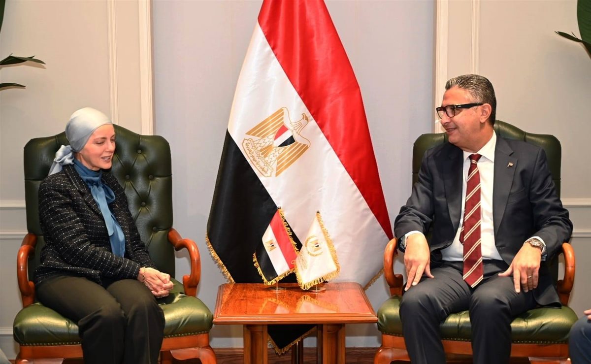 وزير التموين ورواد الحلبي مدير برنامج الأغذية العالمي