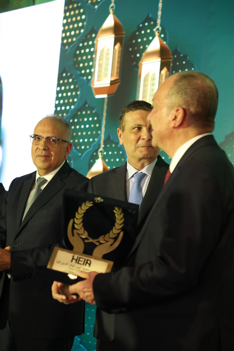 لحظة التكريم