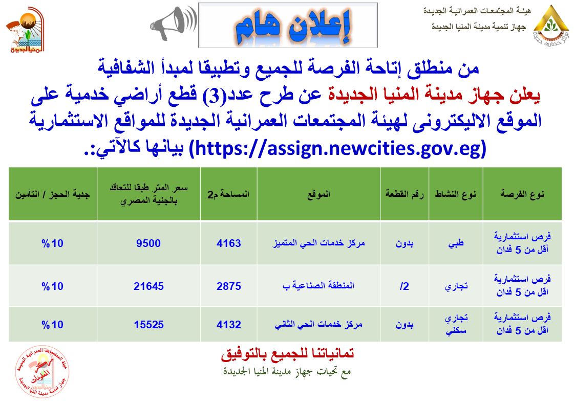 المنيا الجديدة