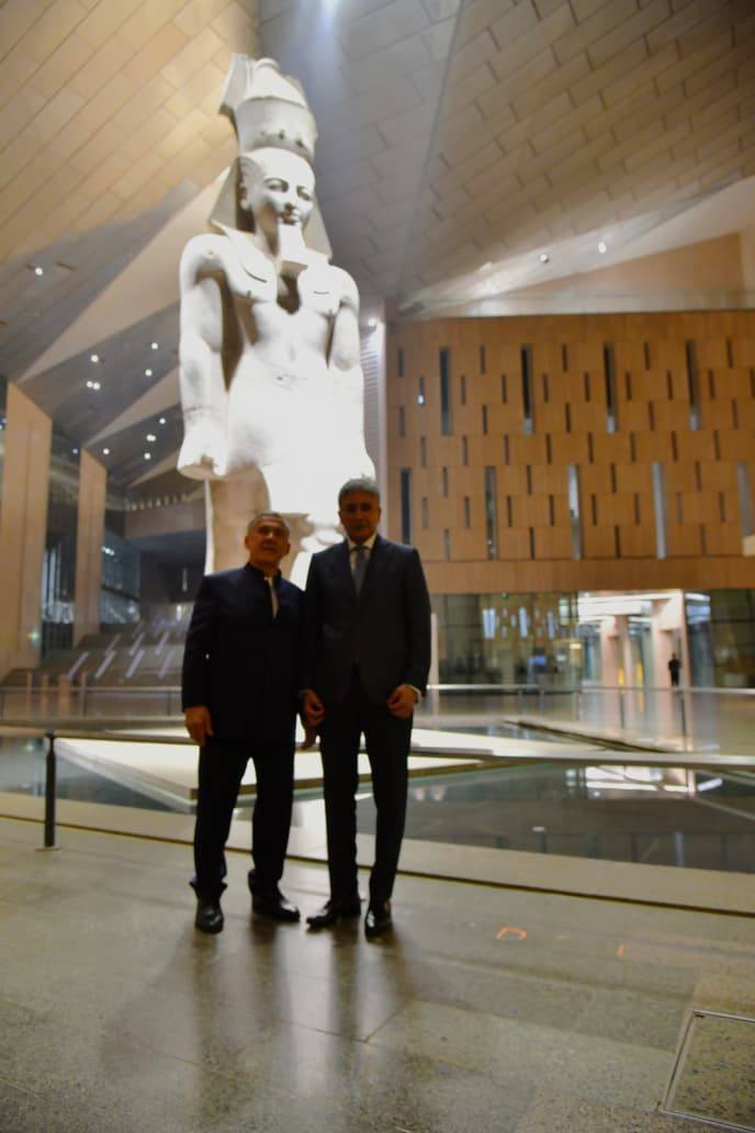 وزير السياحة مع رئيس جمهورية تتارستان