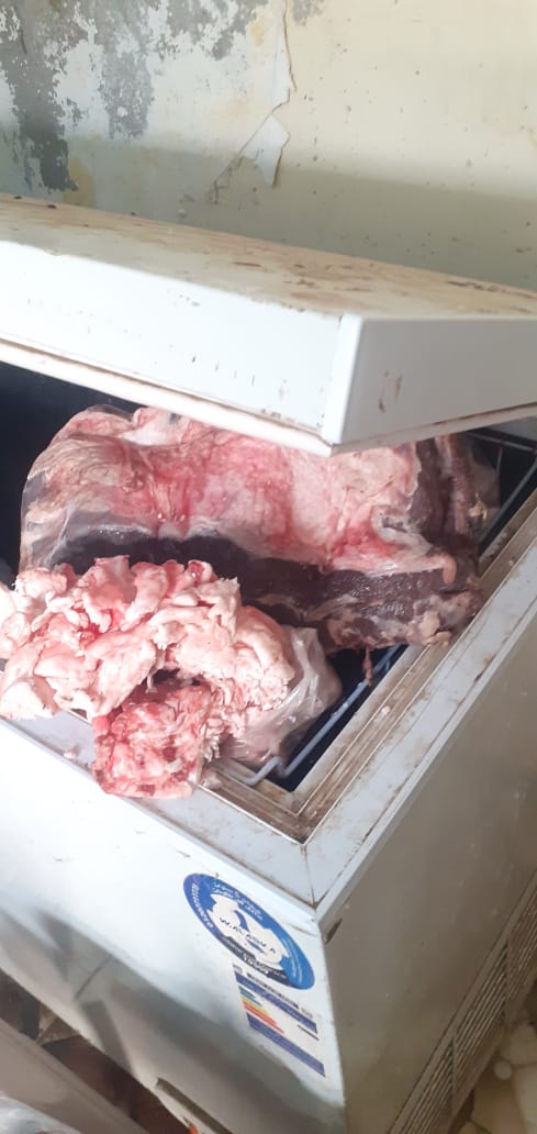 مضبوطات مديرية التموين والتجارة الداخلية بالفيوم