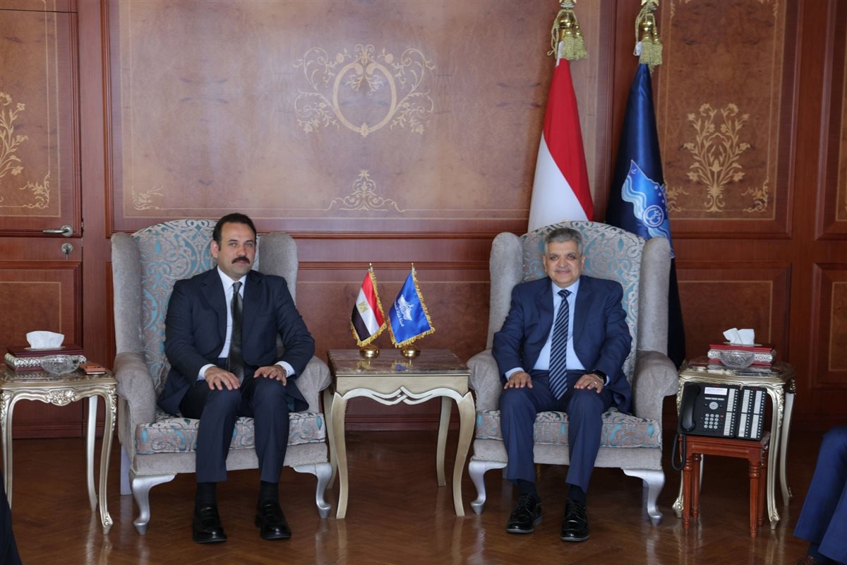 الفريق أسامة ربيع والدكتور بهاء الغنام