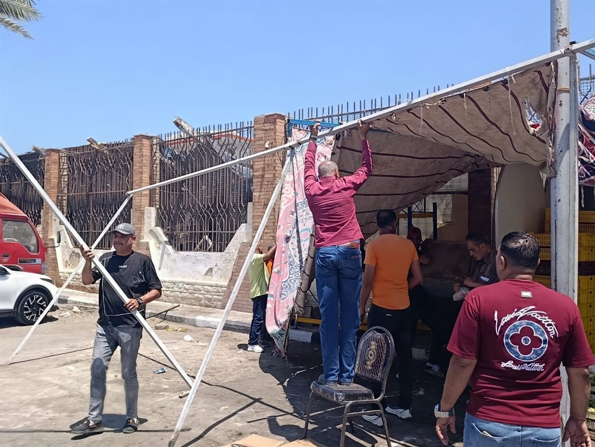عمرو عثمان، نائب محافظ بورسعيد خلال حملة اليوم