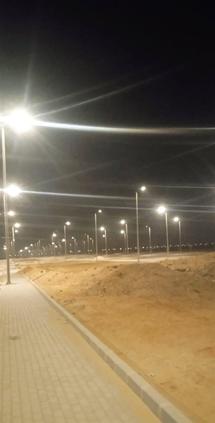 أعمال صيانة شبكة الإنارة العامة