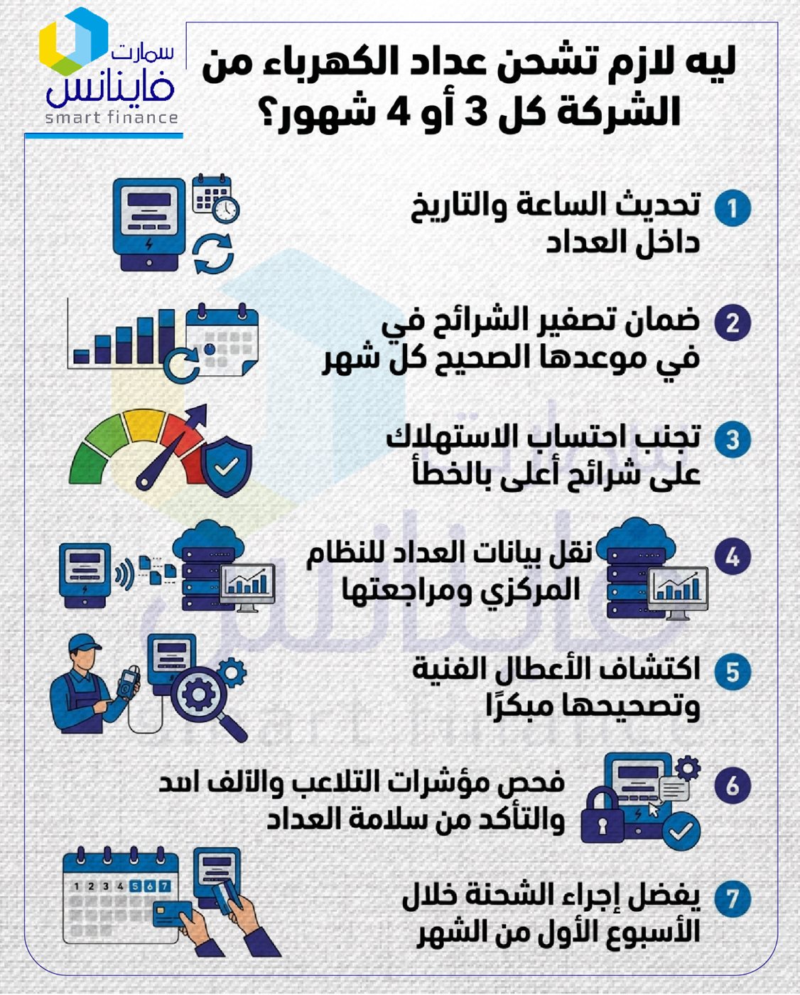 ليه لازم تشحن عداد الكهرباء من الشركة كل 3 أو 4 شهور؟