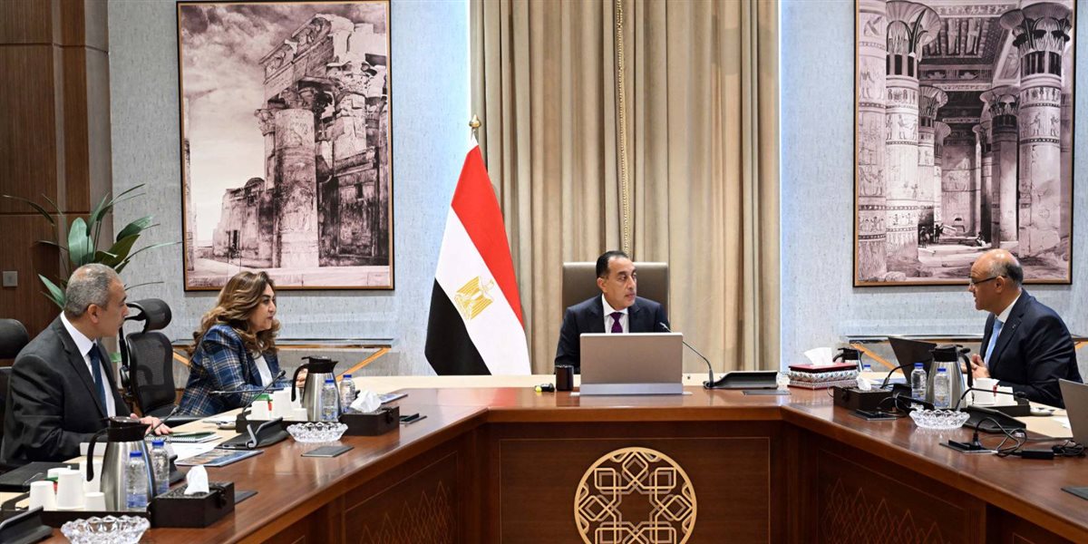 مصطفى مدبولي رئيس الوزراء خلال اجتماع اليوم