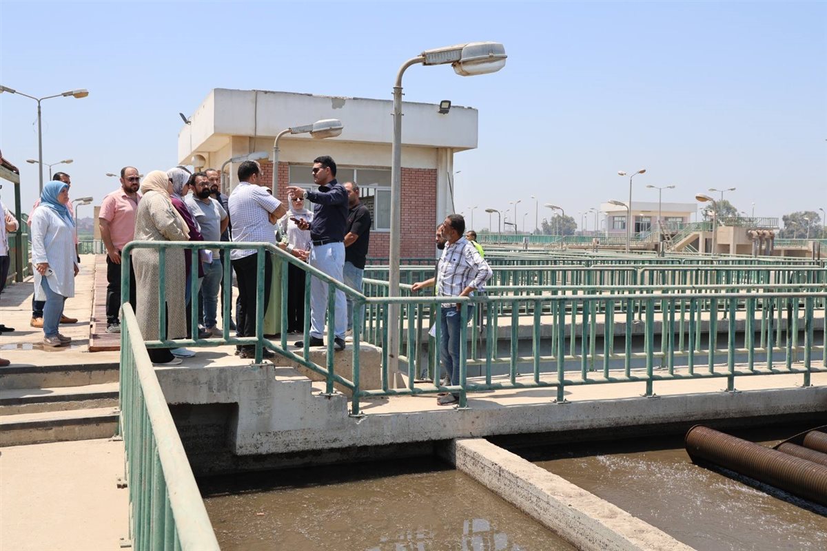 &nbsp; المهندس محمد إبراهيم فودة، رئيس مجلس إدارة شركة مياه الشرب والصرف الصحي بالقليوبية، جولة تفقدية