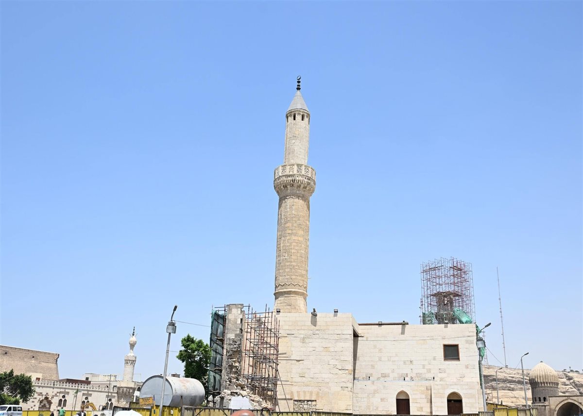 أعمال ترميم مسجد المسبح