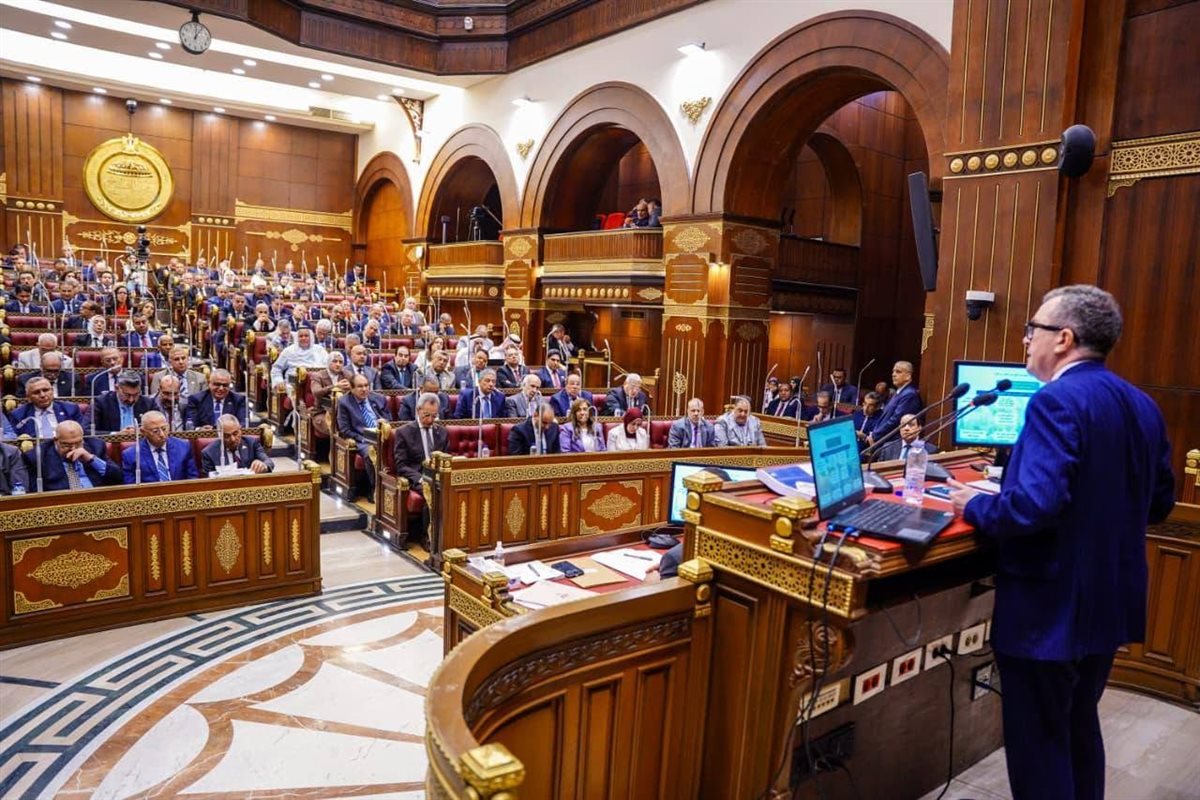 وزير التخطيط في مجلس الشيوخ