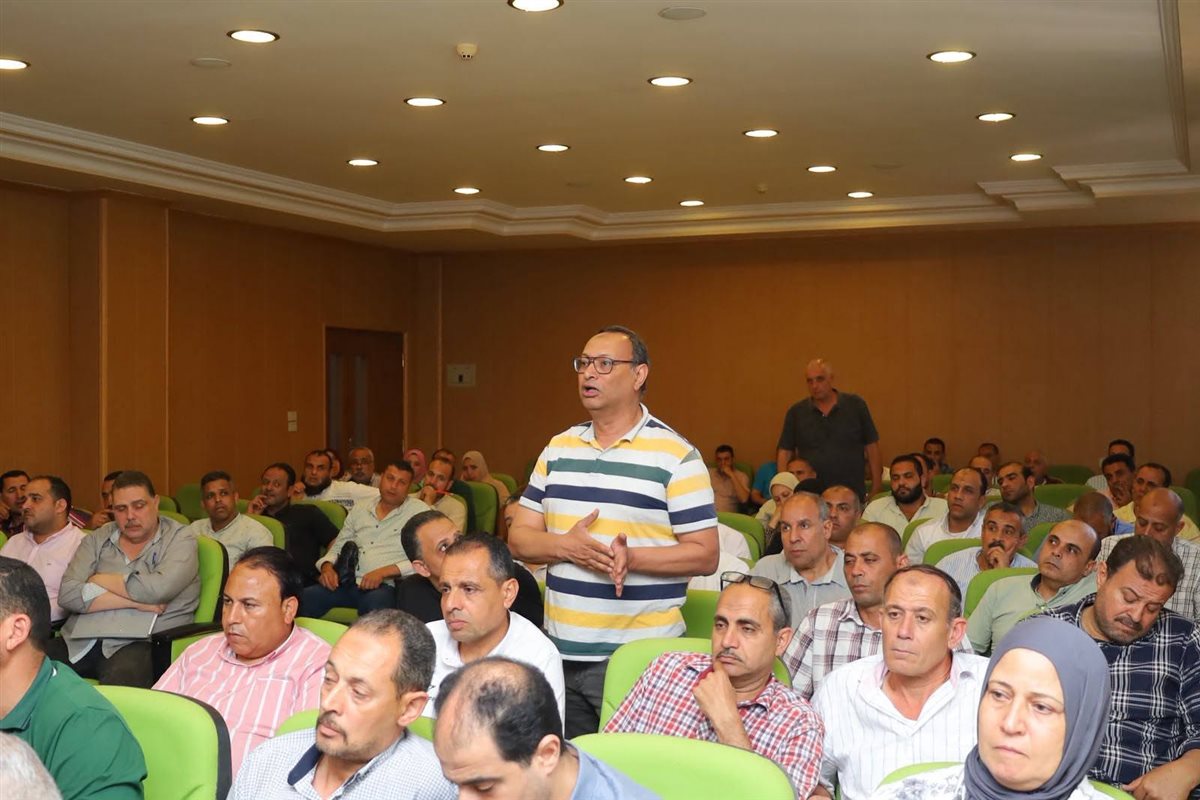 المهندس أحمد عبد المنعم التراس يعقد اجتماعًا موسعًا لمتابعة معدلات التحصيل وتفعيل لجان التحصيل