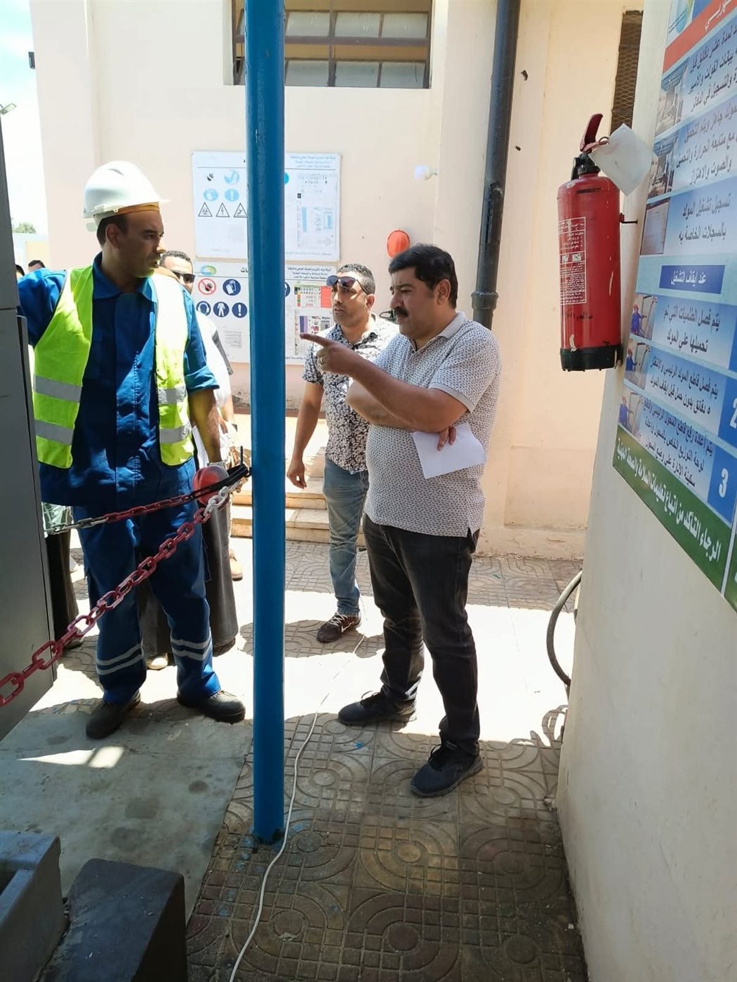 مياه المنوفية تستوفي معايير الإدارة الفنية المستدامة بمحطة الكوم الأخضر