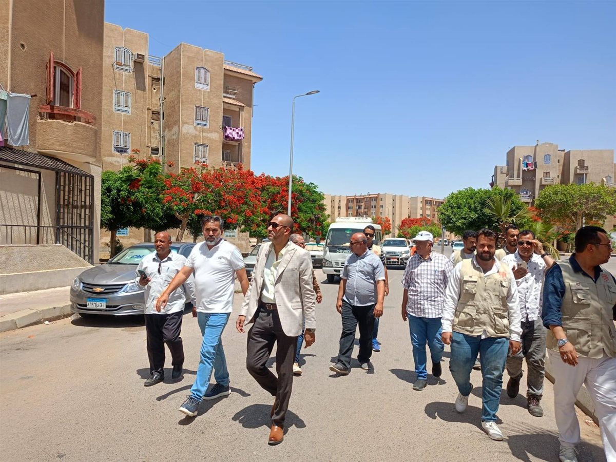 جولة تفقدية&nbsp;للمهندس محمد أحمد زكريا رئيس جهاز مدينة الشروق&nbsp;