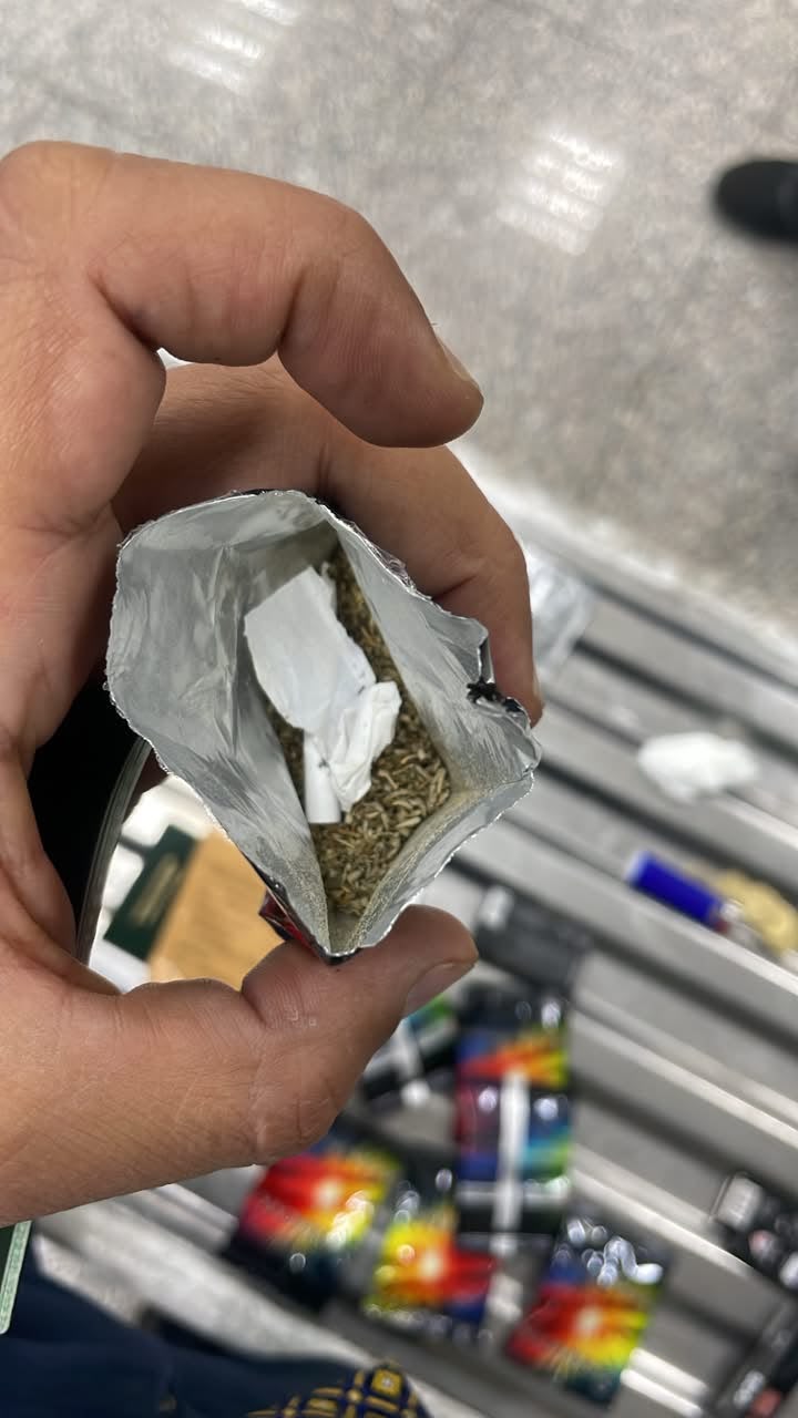 محاولة تهريب كمية من مخدر الفودو