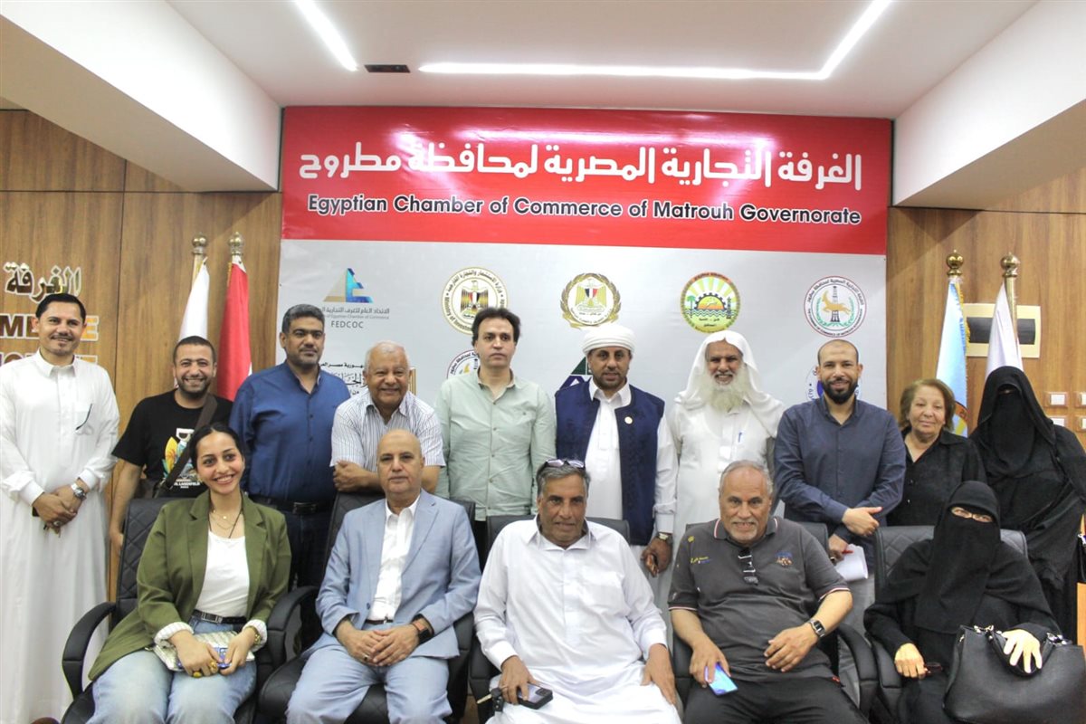 مختار جبريل رئيس الغرفة التجارية بمطروح