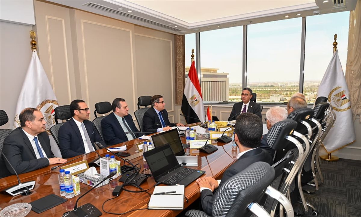 الدكتور شريف فاروق، وزير التموين والتجارة الداخلية، مع وفد شركة برايم