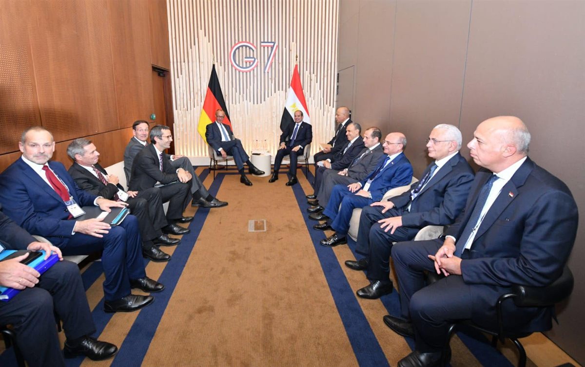 مشاركة السيسي في قمة G7 تعزز فرص الاستثمار والتعاون الاقتصادي الدولي