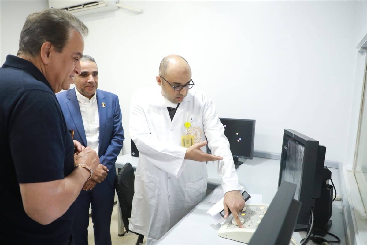 وزير الصحة في المنيا