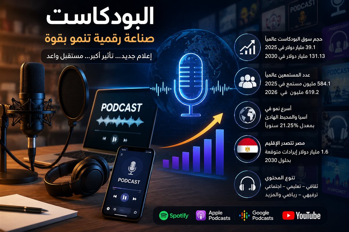 صناعة البودكاست