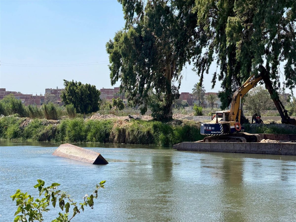 &nbsp;سقوط حفار بترعة الإسماعيلية