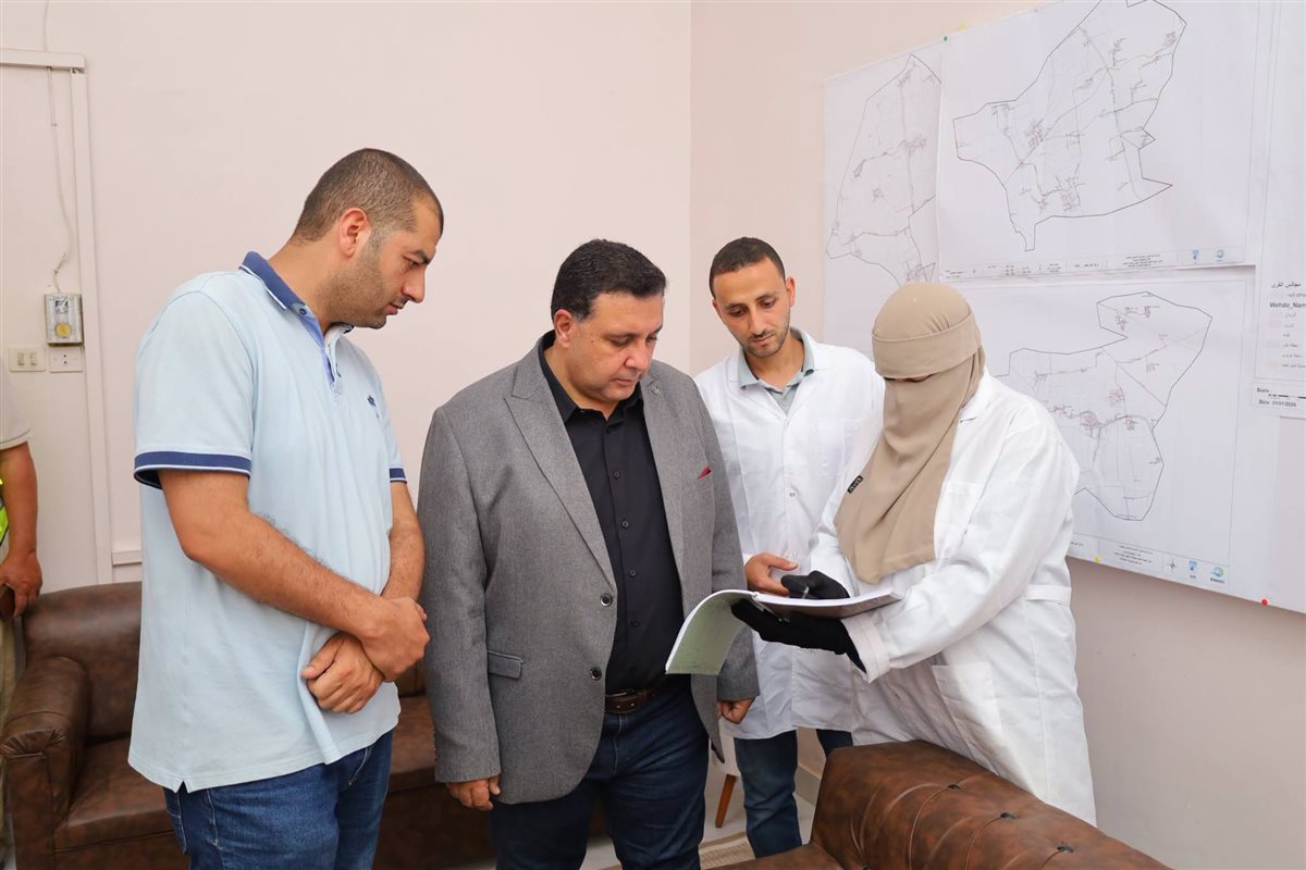 المهندس أحمد عبد المنعم التراس، رئيس مجلس الإدارة والعضو المنتدب لشركة مياه الشرب والصرف الصحي بالبحيرة، جولة تفقدية بمحطة مياه شبراخيت