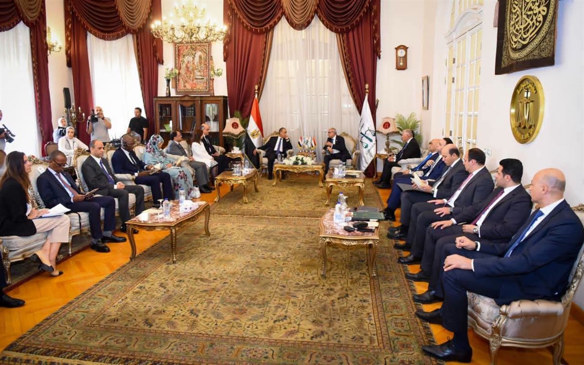 خلال &nbsp;توقيع مذكرة تفاهم لتعزيز التعاون القضائي وتبادل الخبرات بين الدول الأفريقية