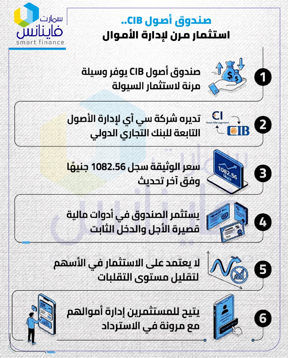 صندوق أصول CIB.. استثمار مرن لإدارة الأموال