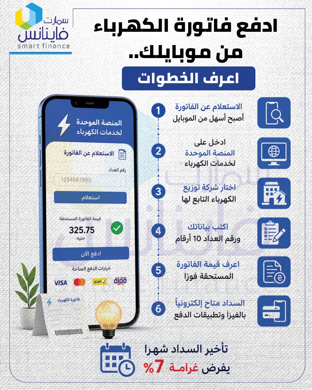 ادفع فاتورة الكهرباء من موبايلك.. اعرف الخطوات