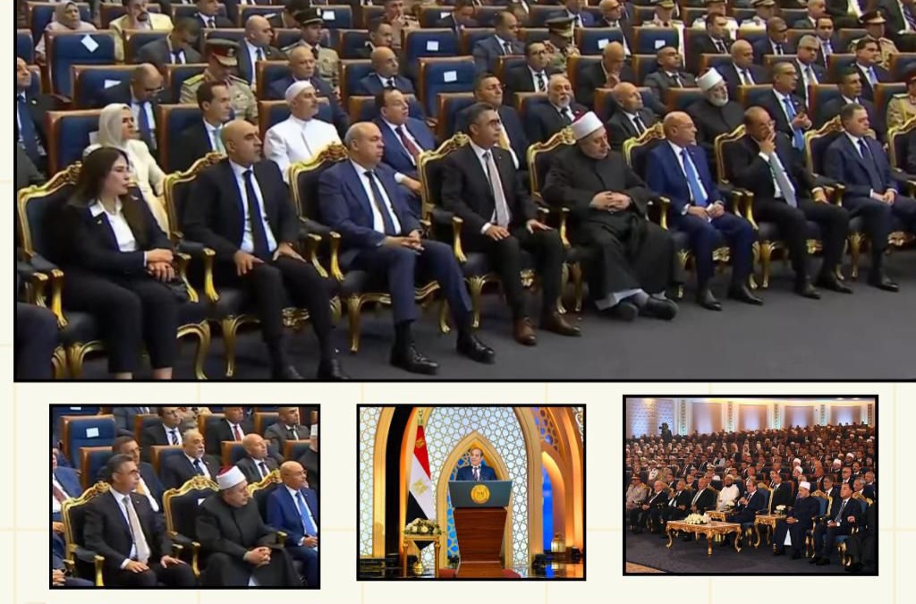 وزير التموين في احتفالية المولد النبوي الشريف بحضور الرئيس عبدالفتاح السيسي