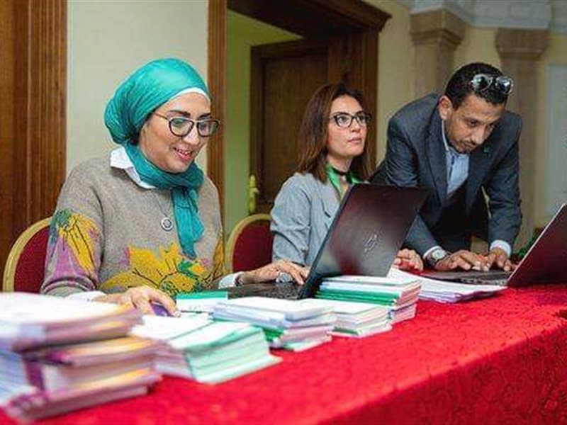 جانب من التدريب