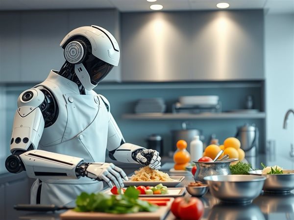 روبوت زيبي.. شيف آلي يمكنه تحضير 5 ملايين وصفة طعام عالمية (فيديو)