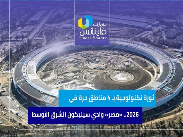ثورة تكنولوجية بـ 4 مناطق حرة في 2026.. «مصر» وادي سيليكون الشرق الأوسط