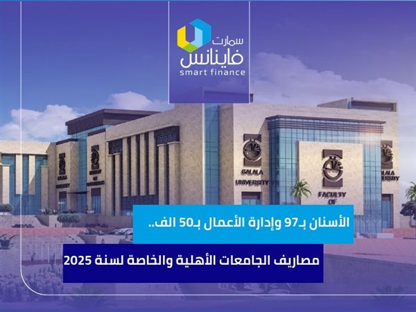 الأسنان بـ97 وإدارة الأعمال بـ50 ألف.. مصاريف الجامعات الأهلية والخاصة لسنة 2025