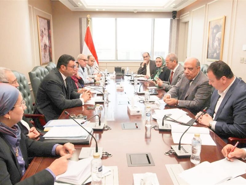 وزير الكهرباء مع