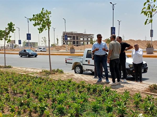 رئيس جهاز مدينة بدر يتفقد تطوير مدخل المدينة ومشروع الإسكان المتميز