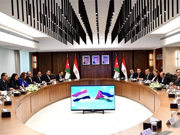 اللجنة العليا المصرية الأردنية تؤكد المضي في تعزيز التعاون الثنائي بمختلف المجالات