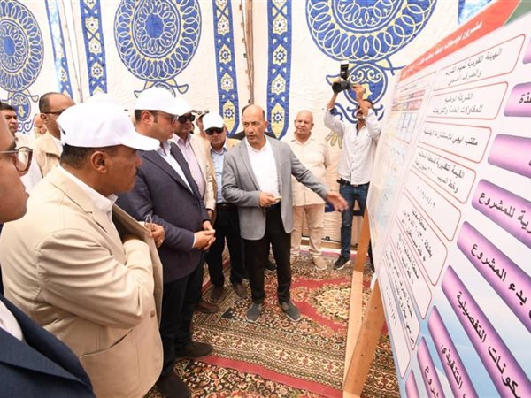 وزير الإسكان ومحافظ مطروح يتفقدان توسعات محطة معالجة صرف صحي مرسى مطروح