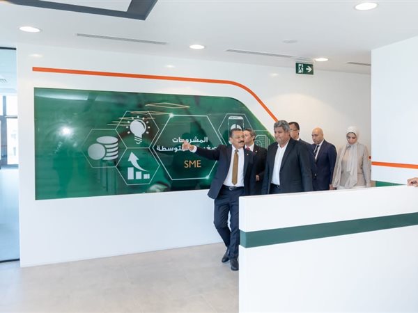 افتتاح فرع البنك الأهلي المصري بمدينة المنصورة الجديدة